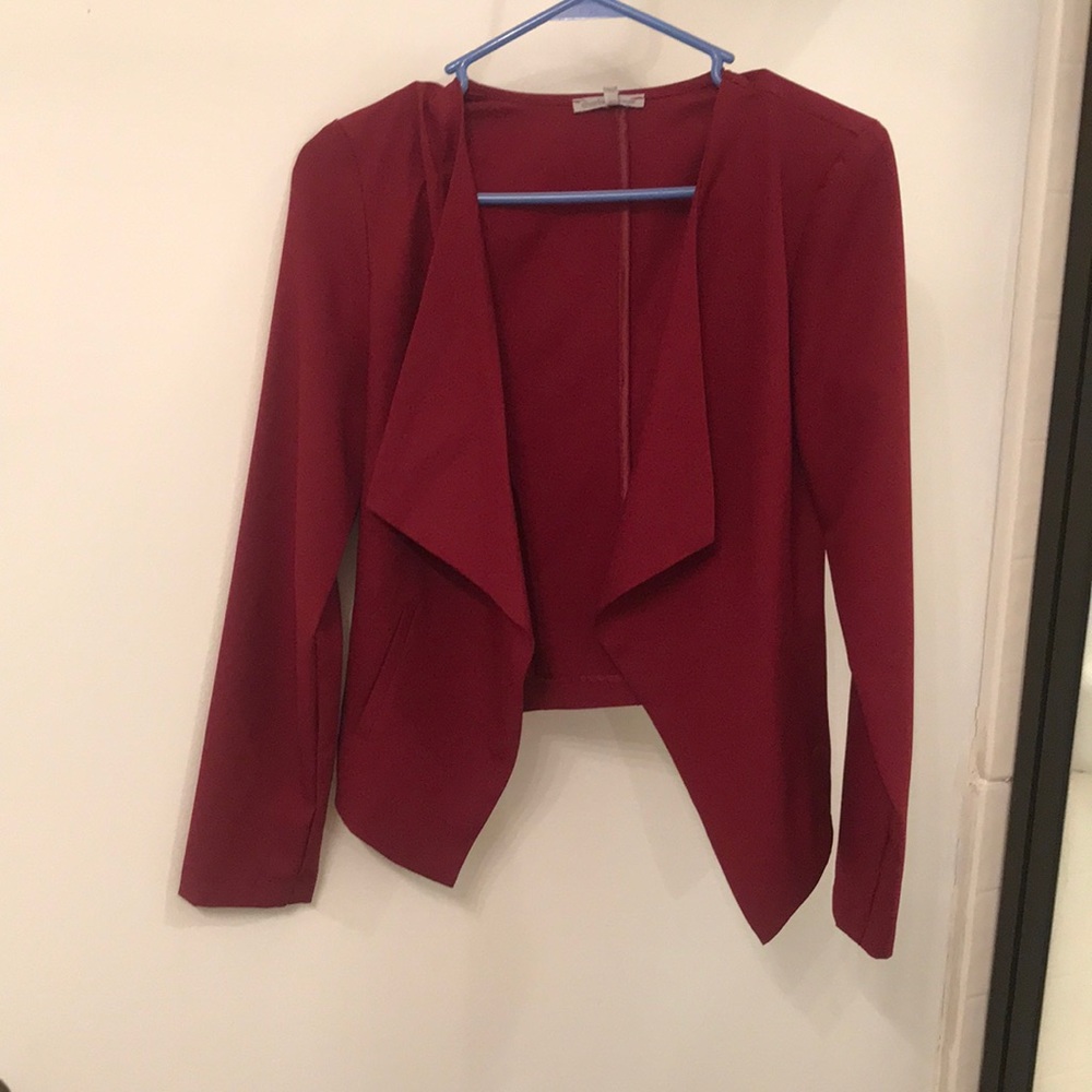 Maroon blazer